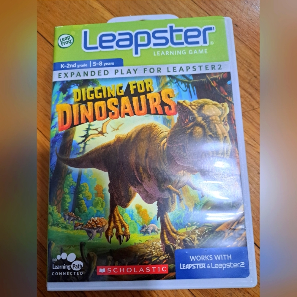 Leapster Digging for Dinosaurs Game